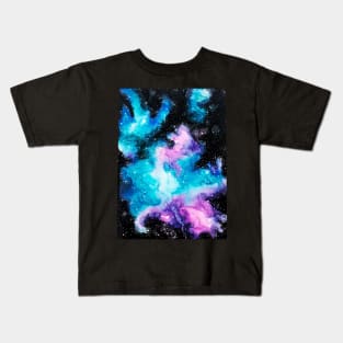 Watercolor Galaxy Kids T-Shirt